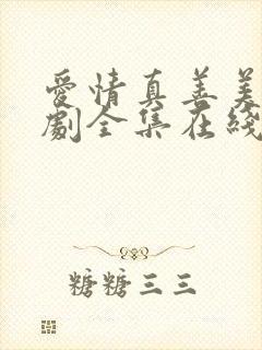 爱情真善美电视剧全集在线观看免费