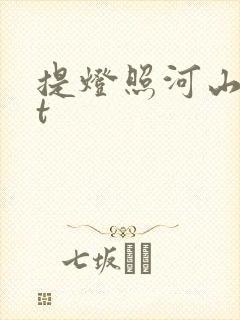 提灯照河山txt封面