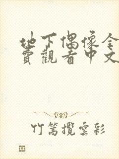 地下偶像全集免费观看中文版封面