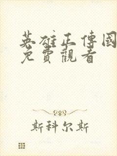 英雄正传国语版免费观看