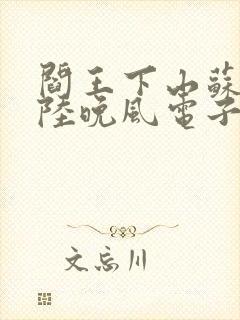 阎王下山苏文,陆晚风电子书下载