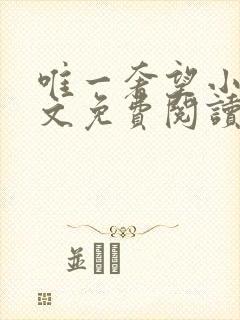 唯一奢望小说全文免费阅读