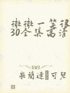 微微一笑很倾城30全集高清封面