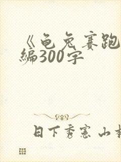 《龟兔赛跑》续编300字封面