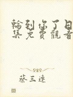 轮到你了日剧全集免费观看