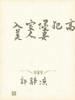 入室侵犯高贵的美人妻封面