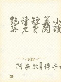 艳情短篇小说合集免费阅读