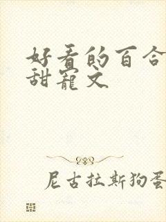 好看的百合小说甜宠文