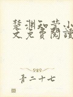 楚渊知莹小说全文免费阅读