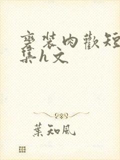 变装肉欢短篇合集h文封面