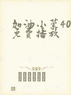 加油小茉40集免费播放