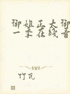 御姐正太御姐第一季在线看全集免费封面