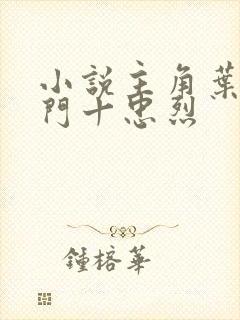 小说主角叶凡一门十忠烈