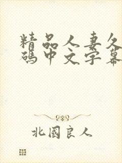 精品人妻久久有码中文字幕