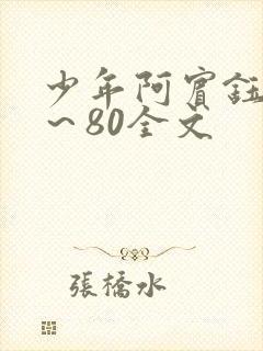 少年阿宾钰慧1～80全文