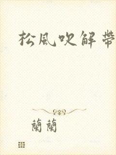 松风吹解带