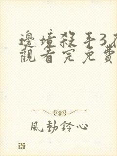 边境杀手3在线观看完免费完整版高清