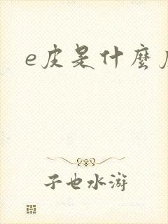 e皮是什么皮