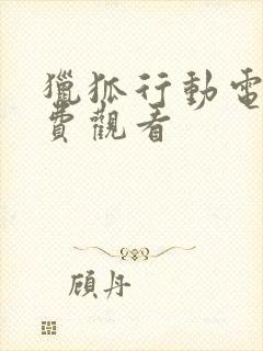 猎狐行动电影免费观看封面