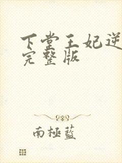 下堂王妃逆袭记完整版