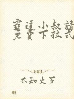 霸道小叔请轻撩免费下拉式封面