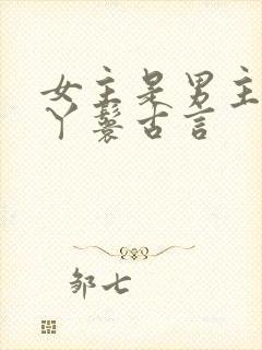 女主是男主家的丫鬟古言