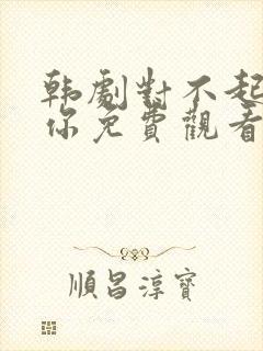 韩剧对不起我爱你免费观看全集