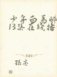 少年白马醉春风13集在线播放