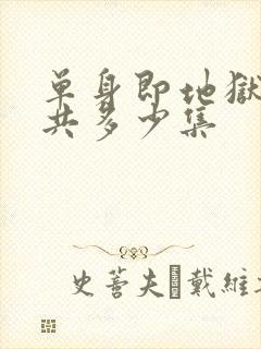 单身即地狱4一共多少集