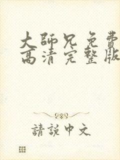 大师兄免费观看高清完整版