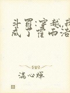 斗罗:穿越,我成了霍雨浩封面