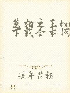 万相之王txt下载全本网盘封面