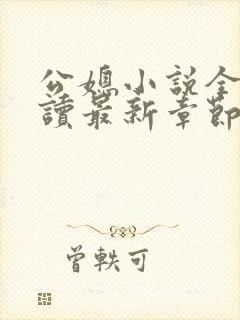 公媳小说全文阅读最新章节内容