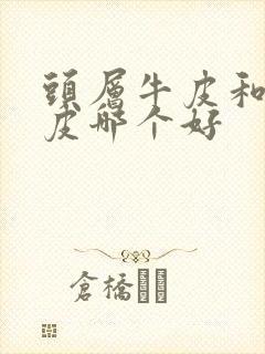 头层牛皮和植鞣皮哪个好封面