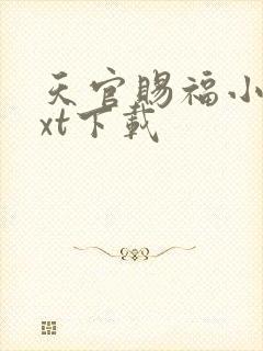 天官赐福小说txt下载