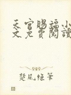 天官赐福小说全文免费阅读未删减