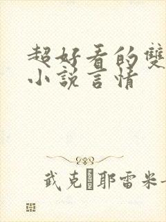 超好看的双男主小说言情