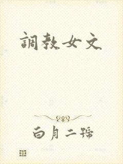 调教女文封面