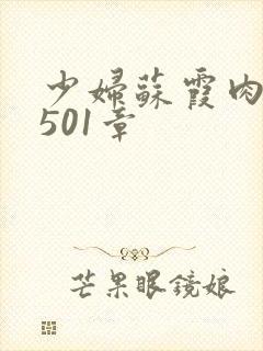 少妇苏霞肉欲第501章