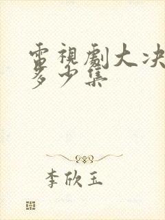 电视剧大决战共多少集