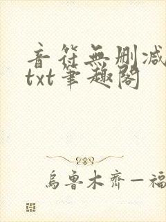 音符无删减全文txt笔趣阁