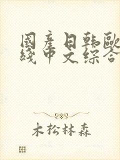 国产日韩欧美在线中文综合在线