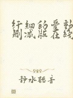 纤细的爱动漫无删减版在线播放封面