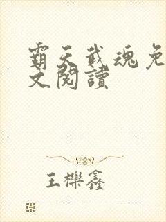 霸天武魂免费全文阅读封面