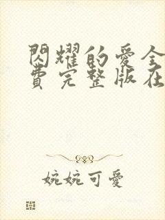 闪耀的爱全集免费完整版在线观看