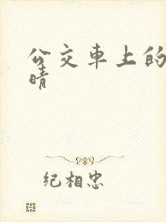 公交车上的诗请晴封面