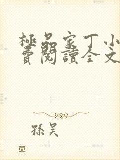 极品家丁小说免费阅读全文无删减