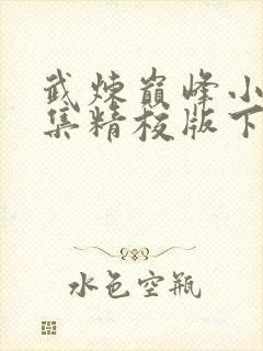 武炼巅峰小说全集精校版下载