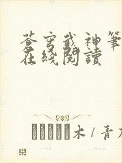 苍穹武神笔趣阁在线阅读