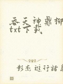 吞天神鼎柳无邪txt下载